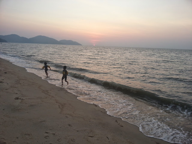Sandy beach